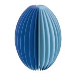 Remember Paper Vase With Glass Inner Tube Yuki Design In 2 Tone Blue - REHPV04