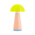 Remember Table Lamp LED USB Rechargeable Bob Design In Lime - RELB23