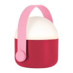 Remember Rechargeable Portable LED Lamp With Carry Handle OLE Design Pink Colour Small - RELO05