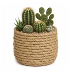 Ideas4Seasons Pot In Ceramic Palma Design Small Size - ID38458