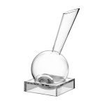 Italesse Wine Decanter In Mouthblown Glass Vinocchio Design with Clear Acrylic Base - IT1335TR