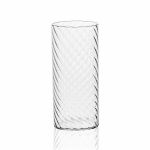 Italesse Twist Mixology Collection Handcrafted Borosilicate Glass Highball 380cc in a Pack of 2 - IT3380