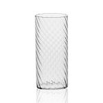 Italesse Twist Mixology Collection Handcrafted Borosilicate Glass Highball 450cc in a Pack of 2 - IT3383