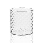 Italesse Twist Mixology Collection Handcrafted Borosilicate Glass Tumbler 410cc in a Pack of 2 - IT3385