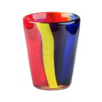 Italesse Amazonicos Handcrafted Single Large Glass Tumbler in Ara Design 310cc - IT3393-56