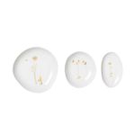 Rader Bowls In Porcelain Set Of 3 Wonderland Range Dandelion Design With Gold Decal - RA13179
