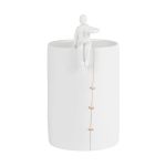 Rader Vase In Porcelain With Gardener Sitting On The Lip - RA14404