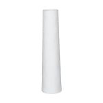 Rader Vase In Porcelain Poetry Range With Flower Names Embossed Tall Size - RA15428