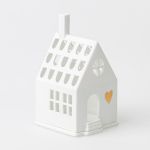 Rader Tea Light Holder In Porcelain Lighthouse Range "Home Is Where The Heart Is" - RA17438