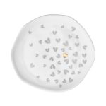 Rader Plate In Porcelain For Knick Knacks Hearts Design - RA17752