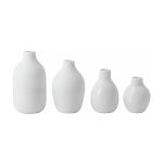 Rader Vases In Porcelain Bottle Shaped In White Size Mini - RA18227