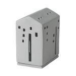 Rader Tea Light Holder In Porcelain Lighthouse Range Grey - RA51603