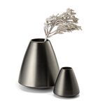 Philippi Vase In Brushed Stainless Steel Lola Design Small Size - PH202041
