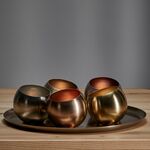 Philippi Diwali Tray With 5 Tealight Balls - PH274032