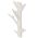 Bosign Branch Wall Hanger Medium Size In Solid Cast Iron Coated White - B291205