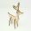 SP Design Christmas Table Decoration Slotted Reindeer Small in Natural Plywood - SDTD002S