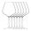 Italesse Masterclass No 90 Standard Red Wine Glass 950cc in a Box of 6 - IT3364