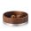 Philippi Snack & Nut Bowl In Walnut Wood And Stainless Steel Julie Design - PH353006