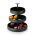 Philippi Cake Stand With 3 Plate Tiers Negretto Design - PH131003