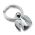 Philippi Keyring In Polished Nickel Finish Angelo Design - PH193210