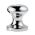 Philippi Door Stop Hamburger Design In Aluminium Polished Nickel Finish 1.4Kg - PH240012