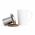 Bredemeijer Tea Mug 400ml in White with Stainless Steel Filter & Bamboo Lid - BRB0012