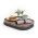 Bosign LapTray CurveLine Design Large Antislip Walnut Wood Top With Salt & Pepper Cushion With Slight Surface Damage 2 - B261344Z2