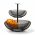 Philippi Cake Stand Mesh Design Steel Powdercoated Finish 29cm Diameter - PH153014