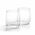Philippi Tumblers Nil Design 2 Piece Set In Ultrathin Mouthblown Glass 9cm Height Small Size - PH155013