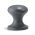 Philippi Door Stop Hamburger Design In Matt Aluminium Matt Galvanised 1.4Kg Weight - PH240011
