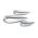 Philippi Bowls Blob Design 3 Pieces Set Stainless Steel Mirror Polished Finish - PH269001