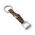 Philippi Keyring Design Real Leather Nickel Mirror Polished Finish - PH273097