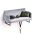 Philippi Couch Mini Wardrobe Velvet Stainless Steel Polished 36cm Length - PH300126