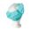 Bosign Shower Cap Dot Design In Turquoise - B217034