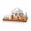 Philippi Bethlehem Crib With Stainless Steel Mirror Polished Figures And Rosewood Base - PH105039