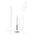 Philippi Candle Holder & Vase Lambda Design In Mirror Polished Stainless Steel Small - PH240041
