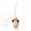 Philippi Nes Hanging Christmas Decoration Angel Design In Solid Beechwood And Sapele wood - PH285041