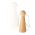 Philippi Emilia Angel Figurine In Beechwood With Brass Detail Small Size - PH285048