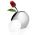 Philippi Vase Emilia Design In Stainless Steel With Mirror Polished Finish Large Size - PH344002