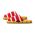 Remember Slipper Mello Design In Red Cotton Terry Cloth Size 35-39 - REHS01