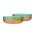 Remember Bowls In Borosilicate Glass In A Set Of 2 Amber Colour - RESL47