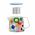 Remember Teapot In Porcelain In Sushi Design Complete With Stainless Steel Filter - RETK03