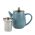 Bredemeijer Teapot Double Wall Duet Design Eva 0.5L Ice Blue With Stainless Steel Filter - BR111025