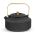 Bredemeijer Teapot Cast Iron Shangdong Design 1.0L In Black With Stainless Steel Fine Mesh Filter - BR153205