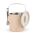 Leopold Vienna Ice Bucket Double Walled 1.0L Complete With Lid And Tongs In Stainless Steel Sand Finish Corvina Design - BRLV243004