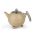 Bredemeijer Teapot Double Wall Bella Ronde Design 1.2L in Taupe With Chrome Fittings - BR101020