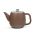 Bredemeijer Teapot Double Wall Vera Design 900ml In Dark Brown With Stainless Steel Filter - BR111101