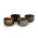 Bredemeijer Tea Cups Bowls Stoneware Osaka Design In Reactive Glaze Set Of 4 Capacity 180ml - BR147099