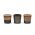 Bredemeijer Mugs In Porcelain Abiko Design Set Of 3 Capacity 320ml - BR147100