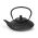 Bredemeijer Teapot Cast Iron Xilin Design 1.25L in Black With Stainless Steel Filter - BRG002ZW